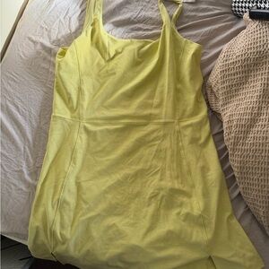 Outdoor Voices Lime Green Sleeveless Dress